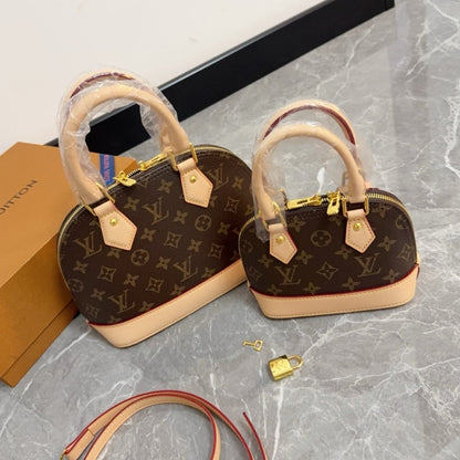 LOUIS VUITTON X TAKASHI MURAKAMI MONOGRAM CERISE NANO ALMA BROWN 16 CM M13416