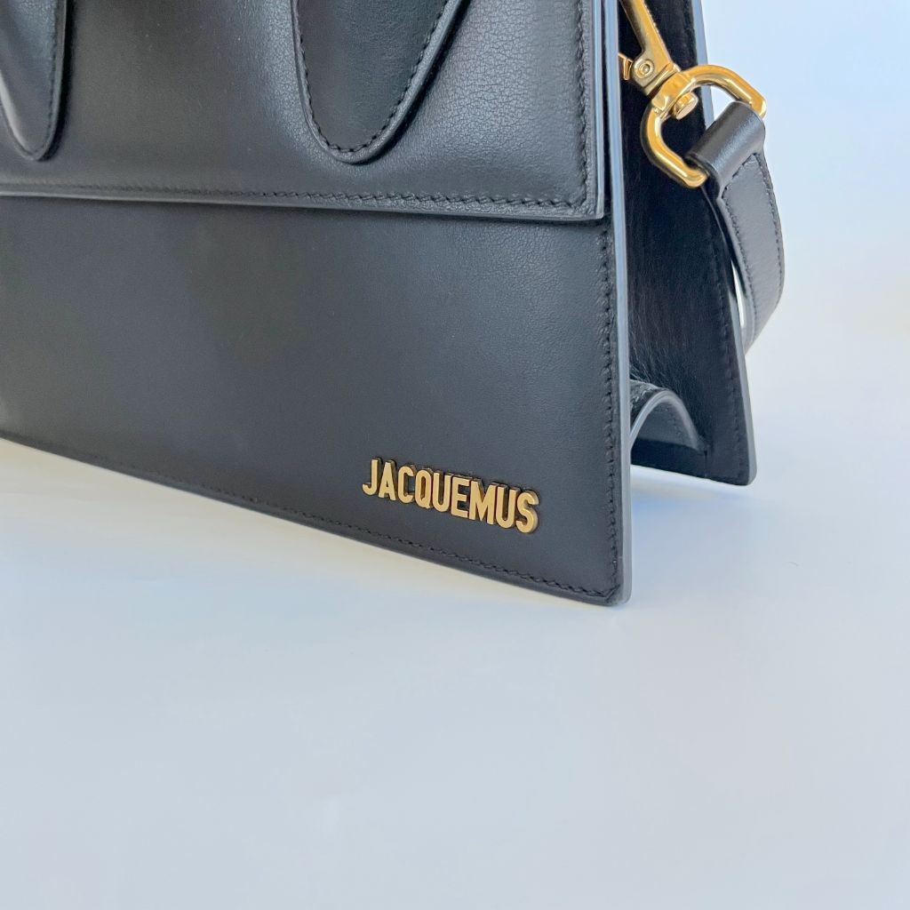 Jacquemus Le Grand Chiquito black leather bag