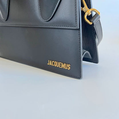 Jacquemus Le Grand Chiquito black leather bag