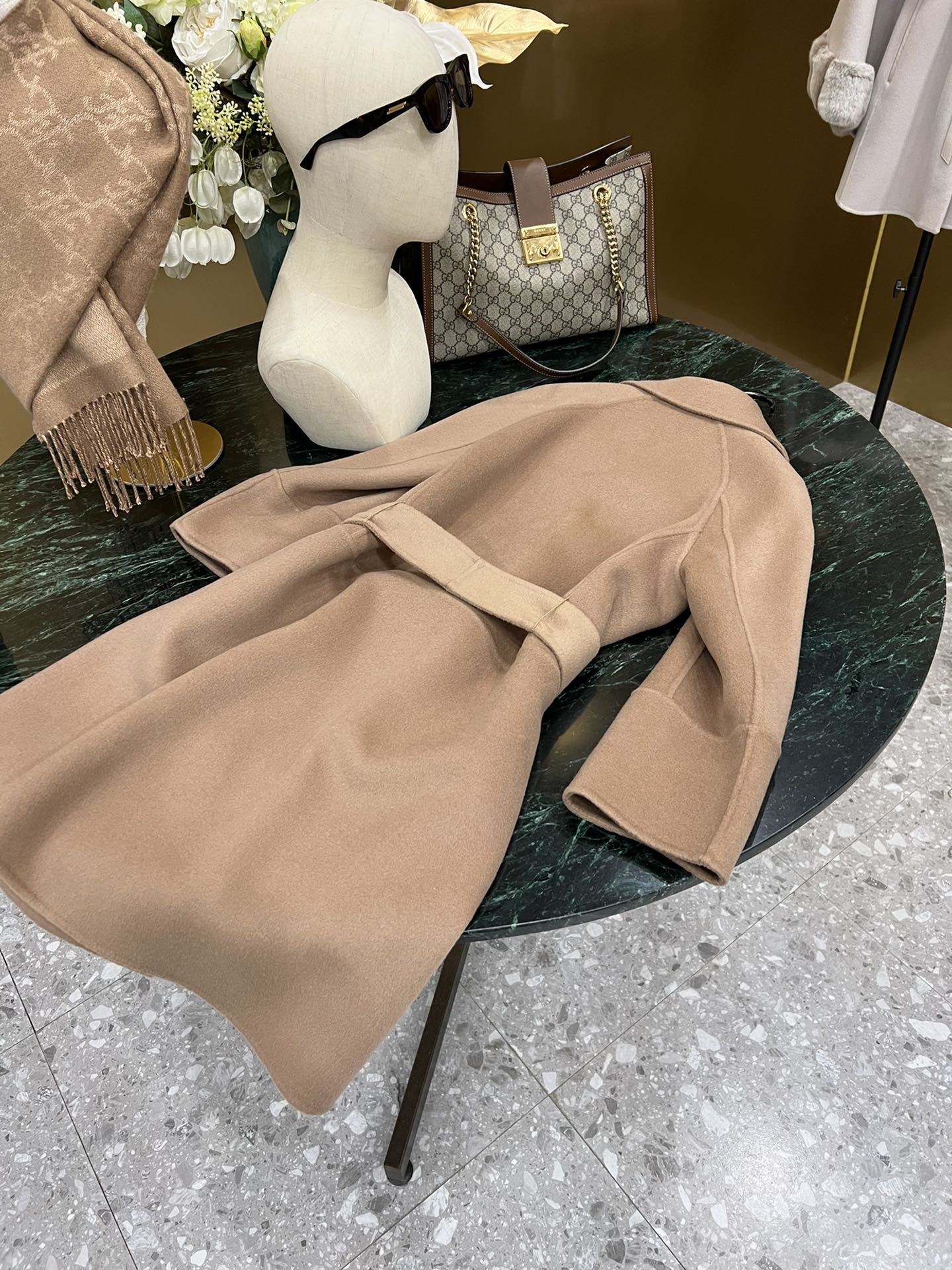 Luxury Max  Wrap Coat 003