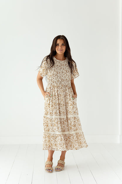 loveedsTM-Ramona Tiered Dress in Ivory