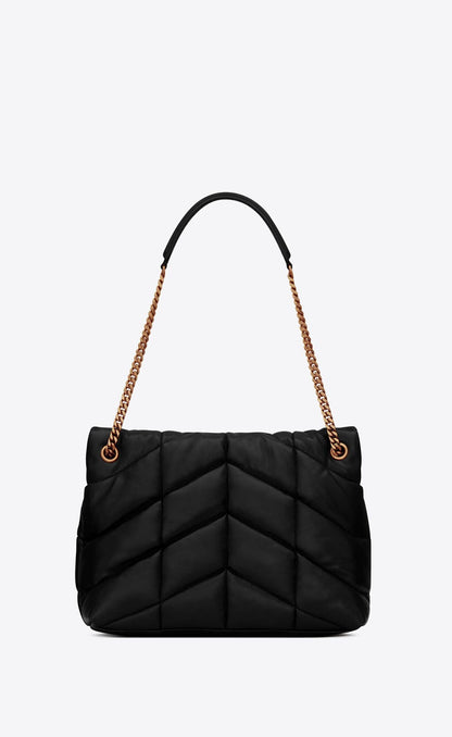 Saint Laurent PUFFER MEDIUM BAG IN QUILTED NAPPA LEATHER