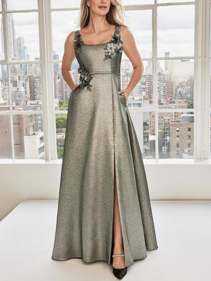 Sleeveless Solid Color Maxi Dress