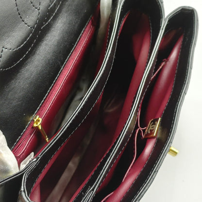 CHANEL TRENDY CC LARGE LAMB BLACK 25CM