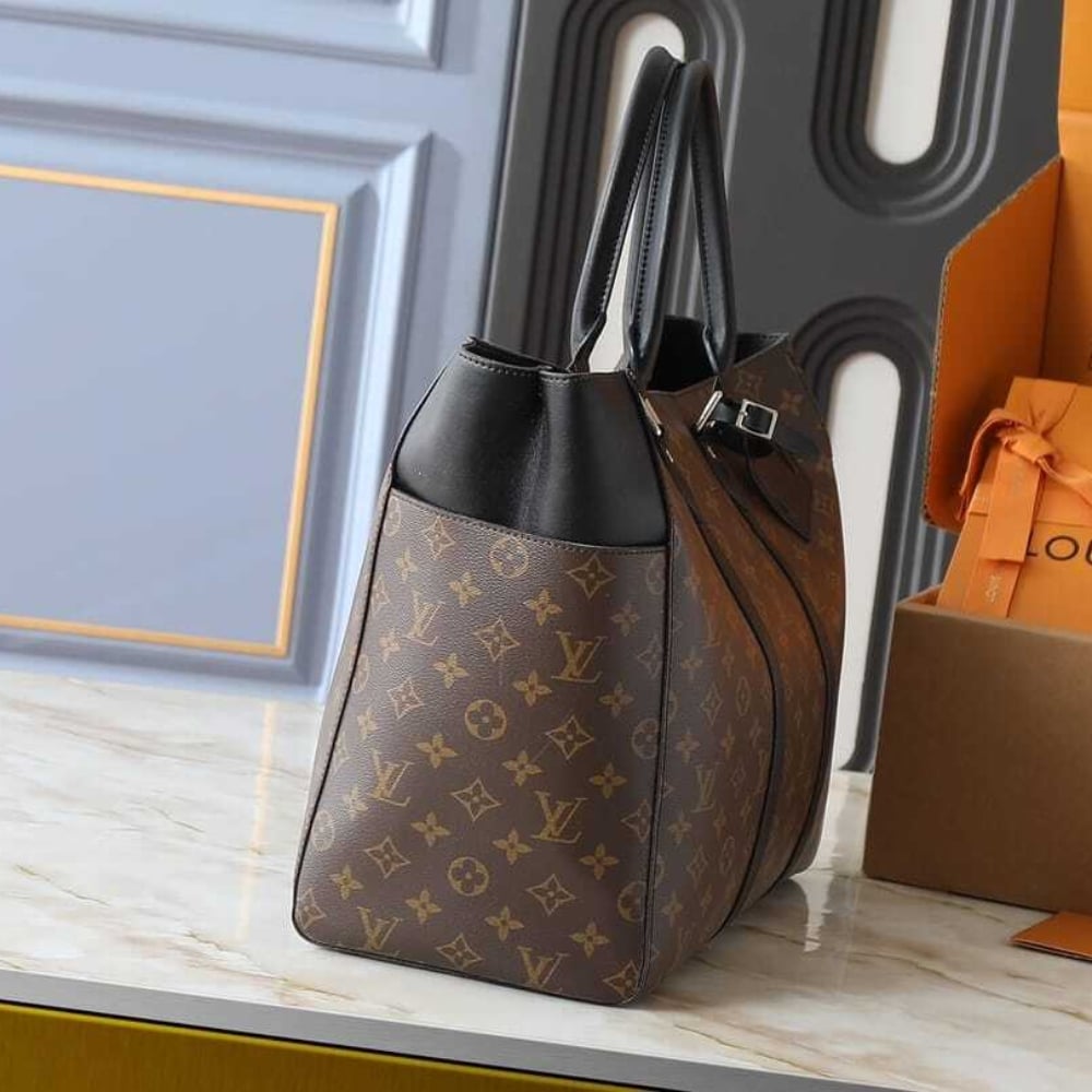 LOUIS VUITTON SAC PLAT 24H MONOGRAM BROWN 44CM