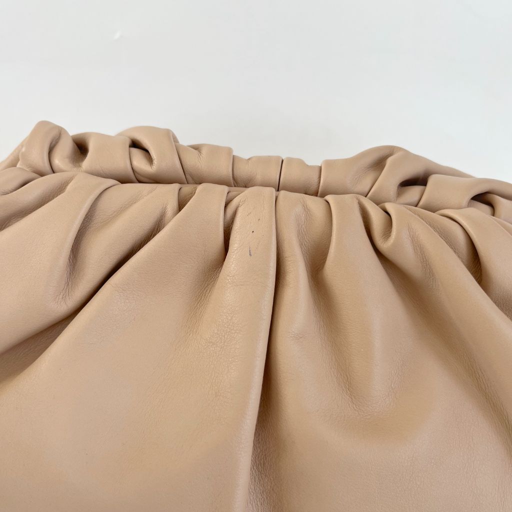 Bottega Veneta Tan Leather The Pouch Clutch