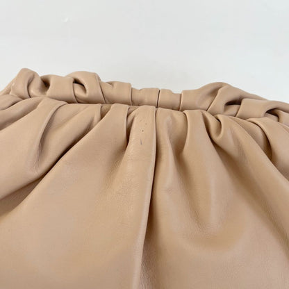 Bottega Veneta Tan Leather The Pouch Clutch