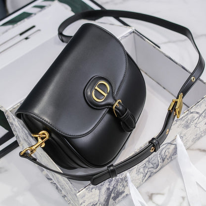 Dior Medium Dior Bobby Bag Black Box Calfskin Women