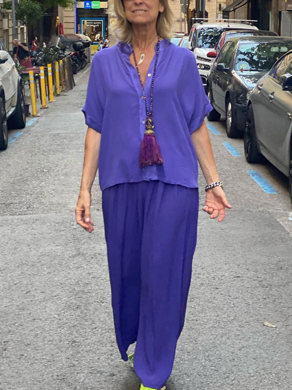 Patchwork Cotton Linen Ladies Suits