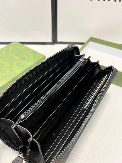 Gucci Trendy Classic Black Wallet - 20x10cm
