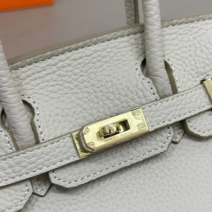 H BIRKIN 25 TOGO WHITE GOLD HARDWARE