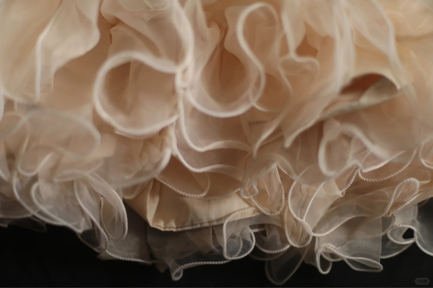 Champagne Delicate Pearl Beads Fashion Short Tulle Satin Princess Dress Wedding Dress Homecoming Dress Birthday Party Dress Cocktail Party Dress Evening Dress Prom Dress Evening Dress gh3969