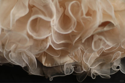 Champagne Delicate Pearl Beads Fashion Short Tulle Satin Princess Dress Wedding Dress Homecoming Dress Birthday Party Dress Cocktail Party Dress Evening Dress Prom Dress Evening Dress gh3969