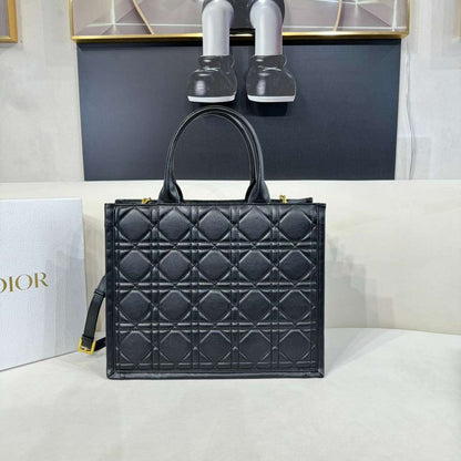 THE DIOR BOOK TOTE IN MACROCANNAGE