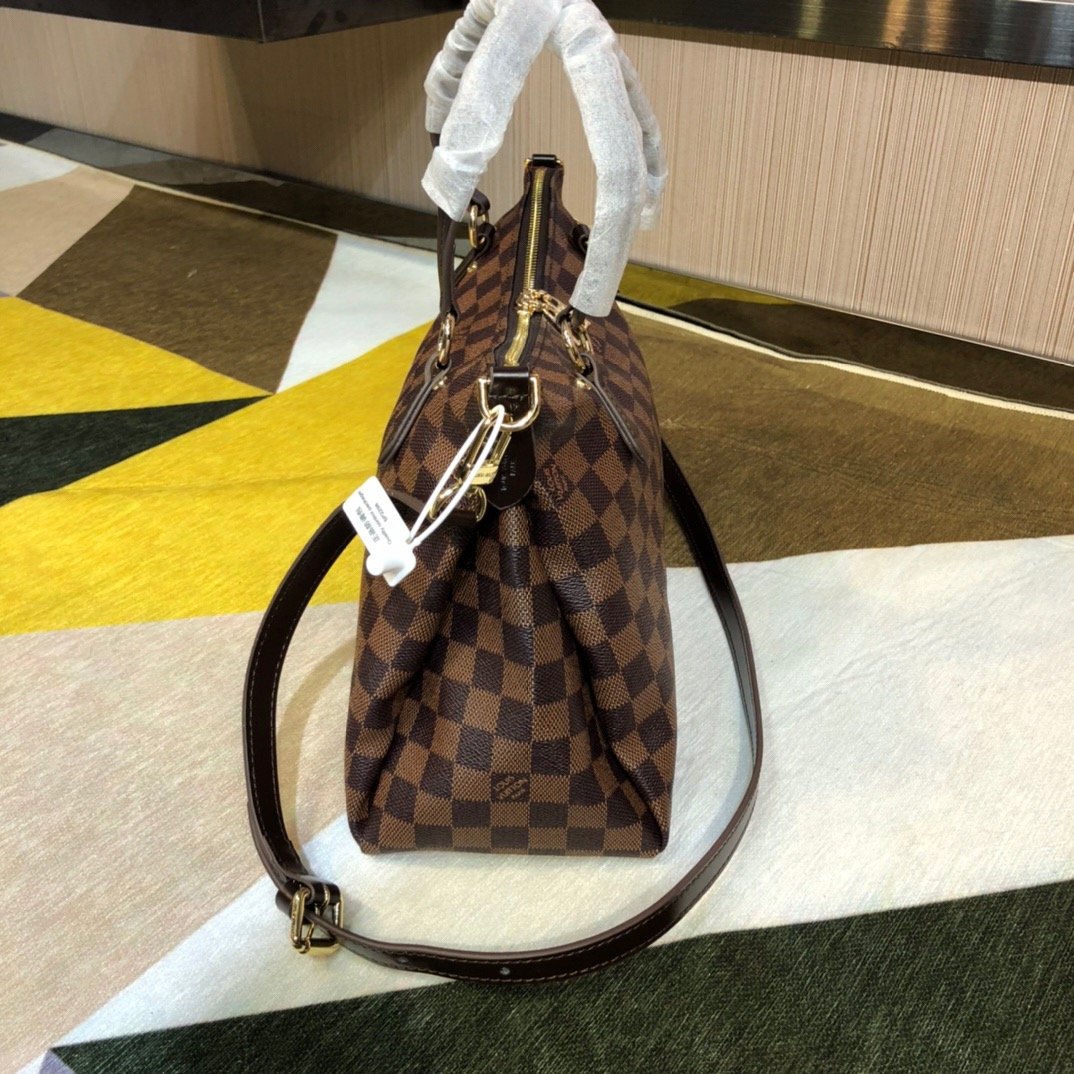 Louis Vuitton Damier Limington Brown N40023 Women’s Canvas Handbag
