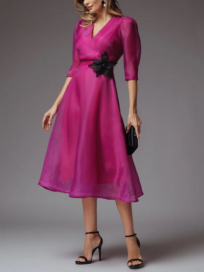 Temperament Organza Elegant Women's Dress