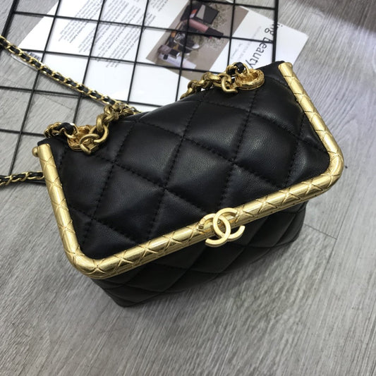 CHANEL  Quilted Micro My Crush Bag Black