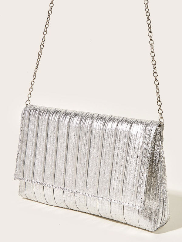 Metallic Shiny Clutch Bag Simple Bag