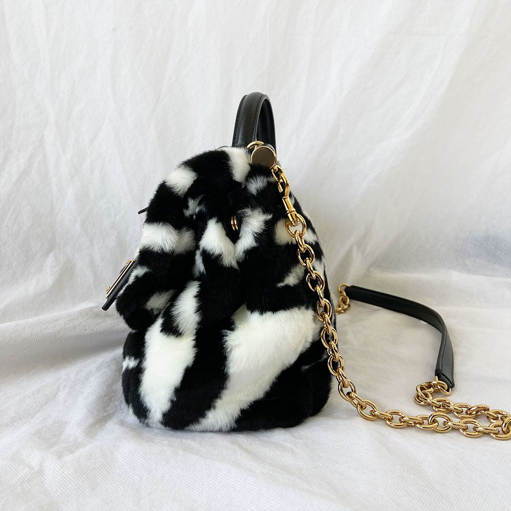 Dolce & Gabbana Fur Sicily Bag