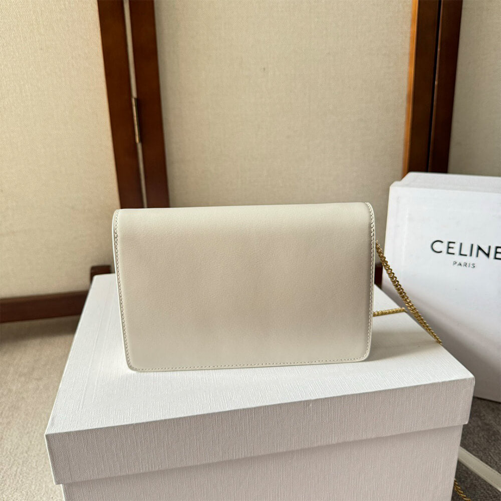 WALLET ON CHAIN MARGO in Shiny calfskin