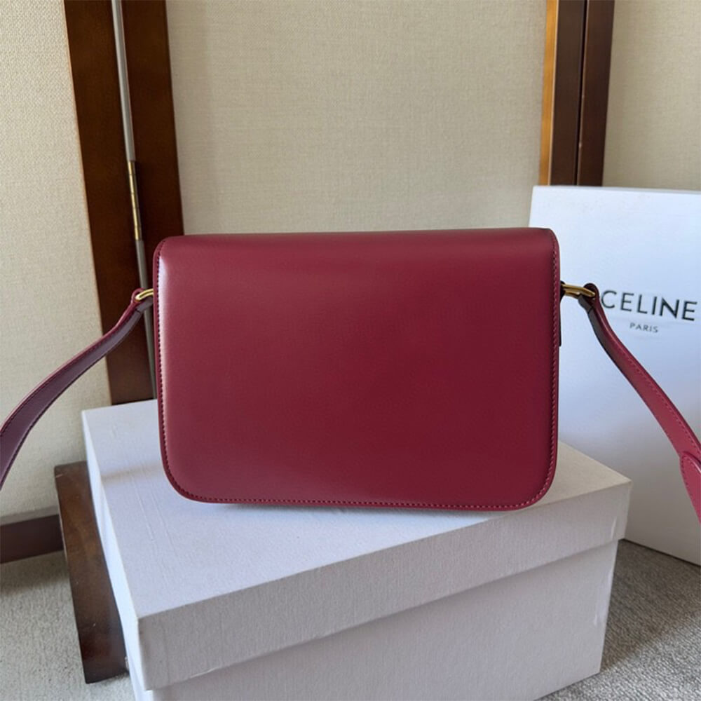 CELINE CLASSIQUE TRIOMPHE BAG in shiny calfskin
