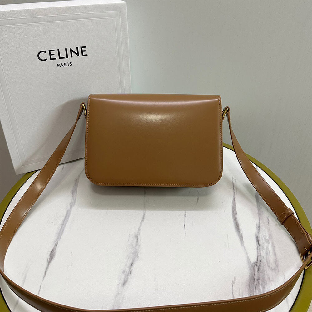 CELINE CLASSIQUE TRIOMPHE BAG in shiny calfskin
