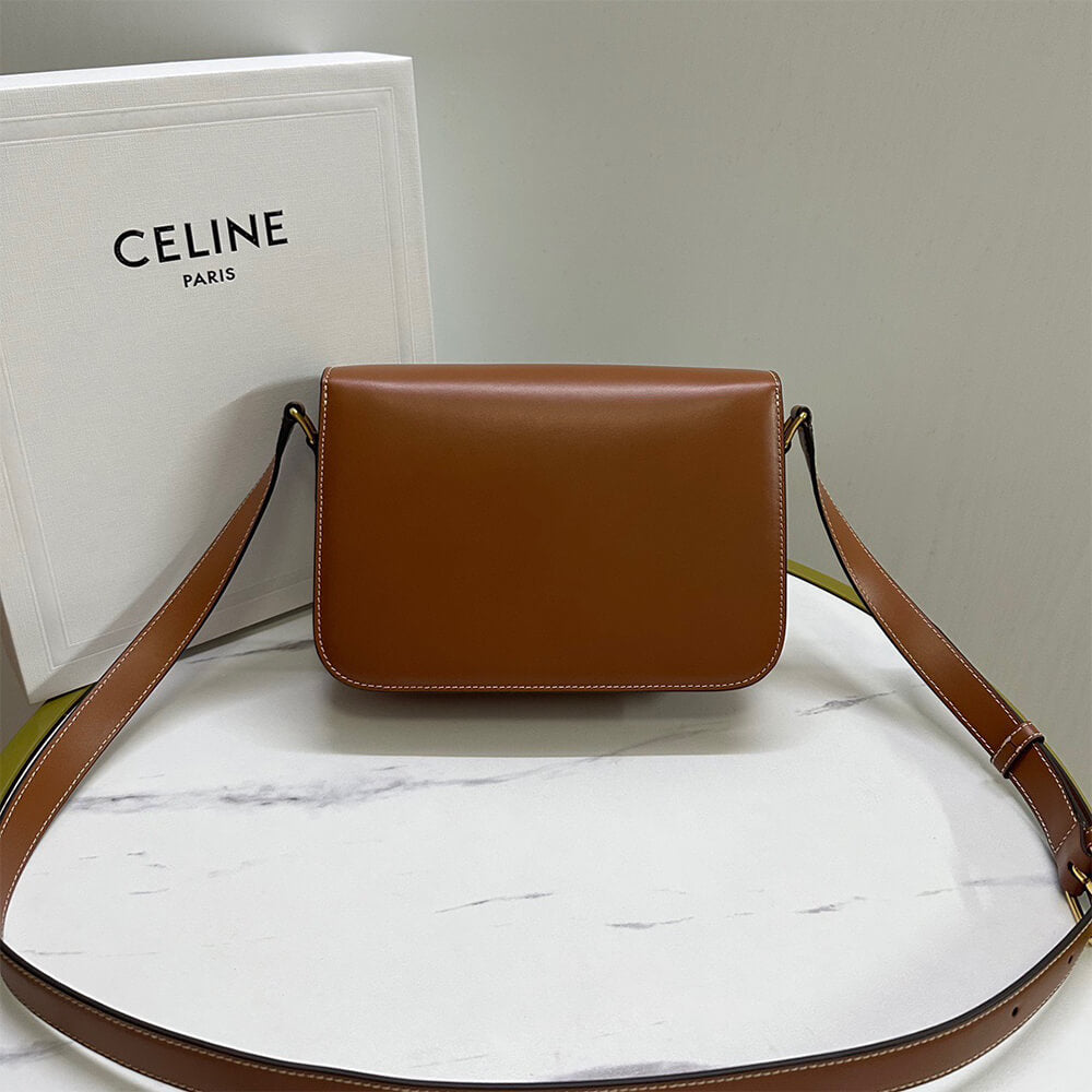 CELINE CLASSIQUE TRIOMPHE BAG in shiny calfskin