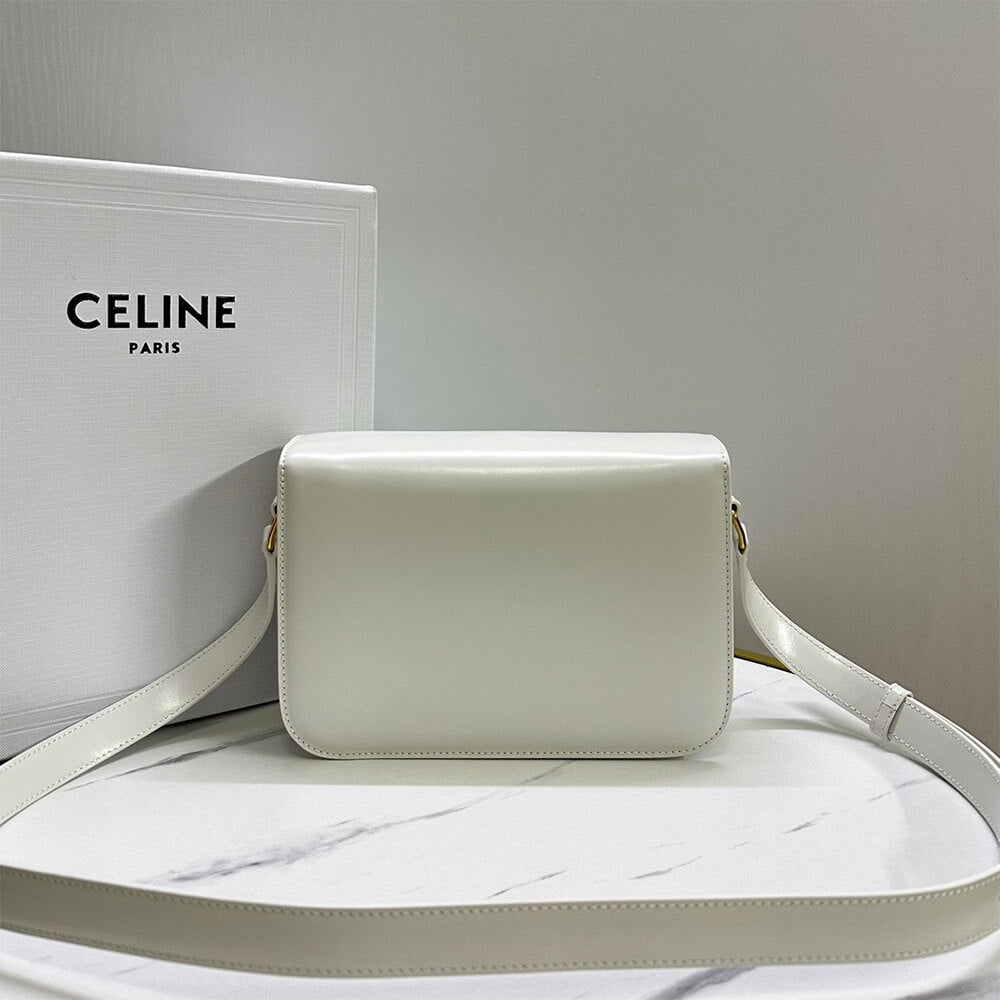 CELINE CLASSIQUE TRIOMPHE BAG in shiny calfskin