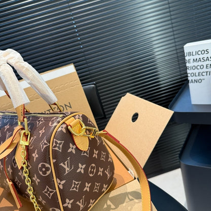 LOUIS VUITTON SPEEDY P9 BANDOULIÈRE 25 MONOGRAM BROWN 25CM M24443