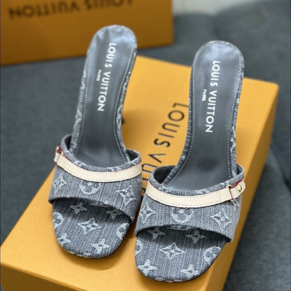 LOUIS VUITTON 6AM MULE GRAY 1ADIGT