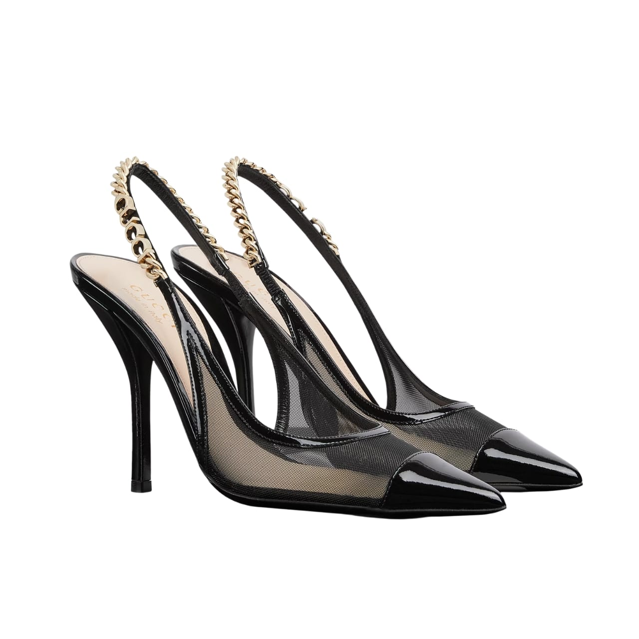GUCCI SIGNORIA SLINGBACK PUMP BLACK 816636 FAD8Z 1000
