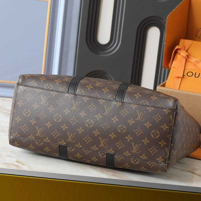 LOUIS VUITTON SAC PLAT 24H MONOGRAM BROWN 44CM