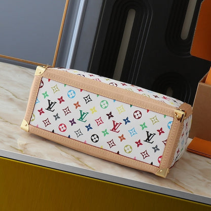 LOUIS VUITTON X MURAKAMI ONTHEGO MM MONOGRAM WHITE 35CM M13079