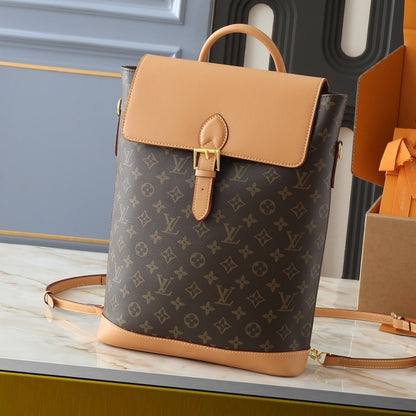LOUIS VUITTON SOHO MM MONOGRAM BROWN 32CM M14653