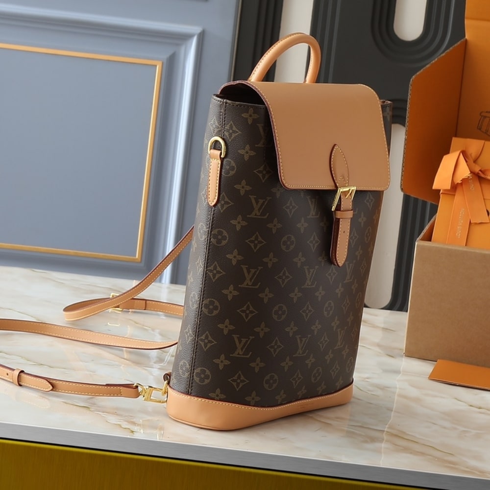 LOUIS VUITTON SOHO MM MONOGRAM BROWN 32CM M14653