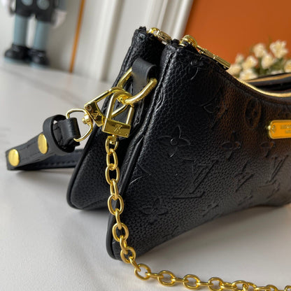 LOUIS VUITTON POCHETTE LIV BLACK 24CM M83301