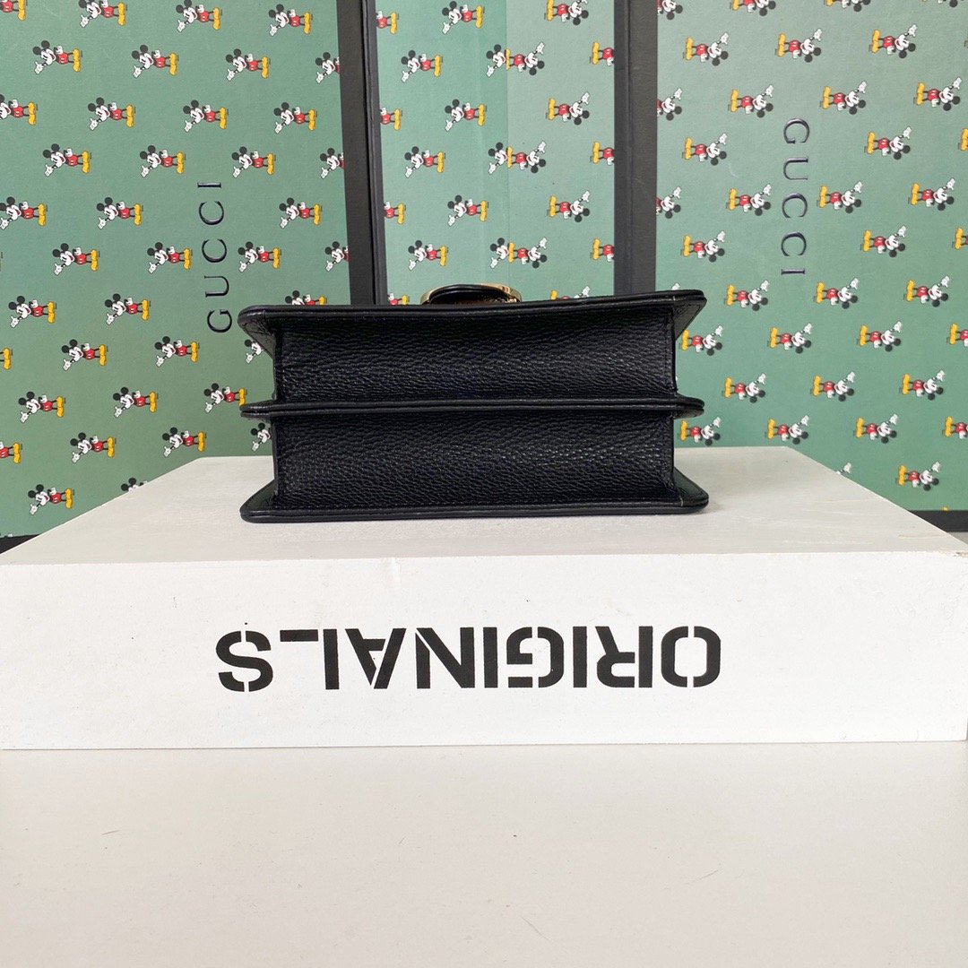 Gucci Interlocking Leather Chain Crossbody