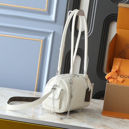 LOUIS VUITTON SPEEDY CARGO VIBE WHITE 28CM M12965