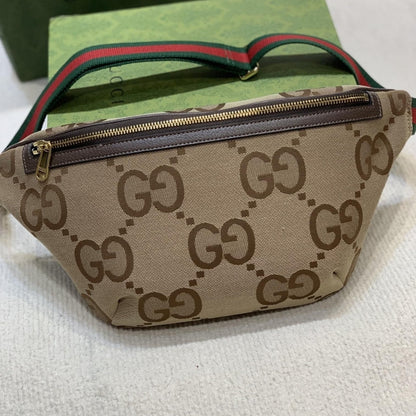 GUCCI JUMBO GG BELT BAG BROWN 39CM