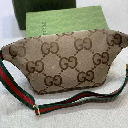 GUCCI JUMBO GG BELT BAG BROWN 39CM