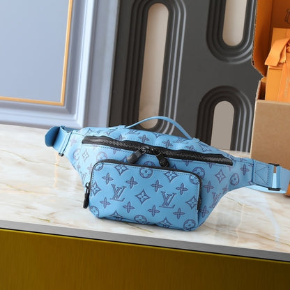 LOUIS VUITTON RUSH BUMBAG BLUE 30CM