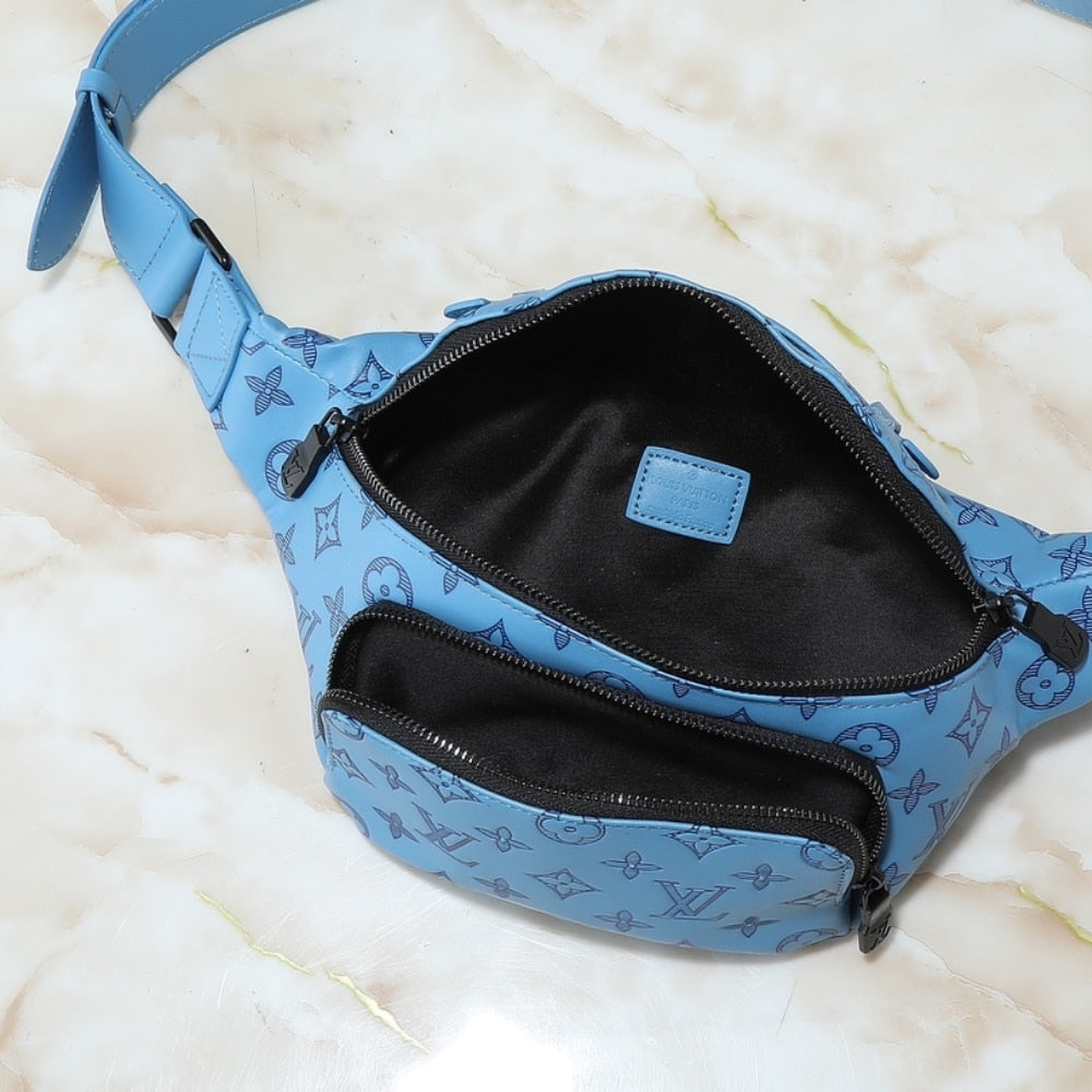 LOUIS VUITTON RUSH BUMBAG BLUE 30CM