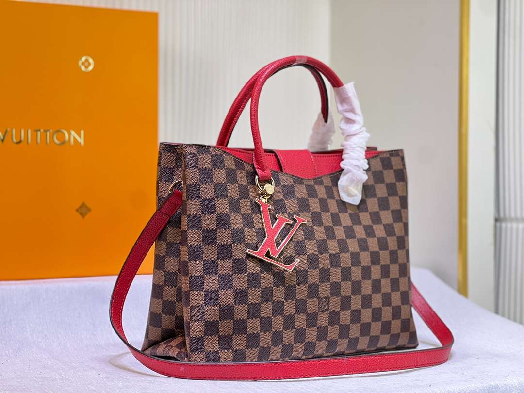 Louis Vuitton Damier Ebene Canvas Lv Riverside Tote