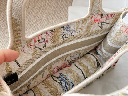 Medium Dior Book Tote Gold