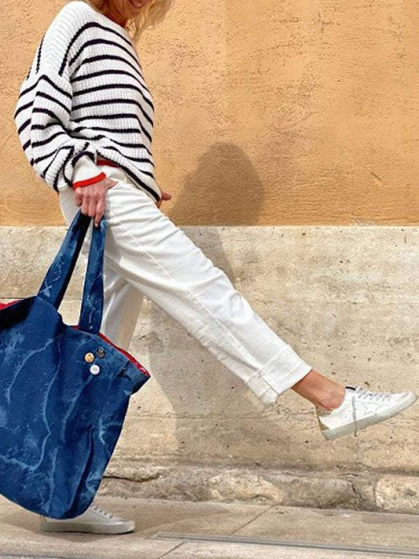 Casual Straight Through Simple Casual Ladies Pants