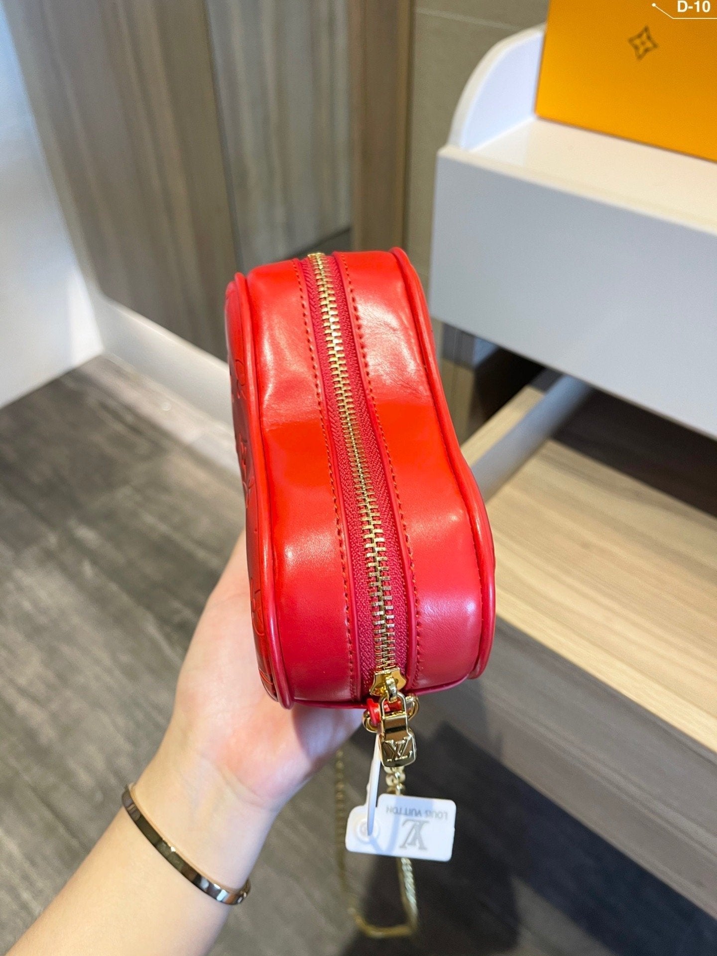 LOUIS VUITTON HEART ON CHAIN BAG