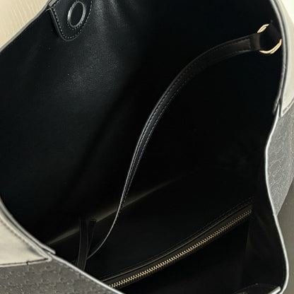 GUCCI B SHOULDER BAG BLACK 49CM 834981 AAEE7 1000