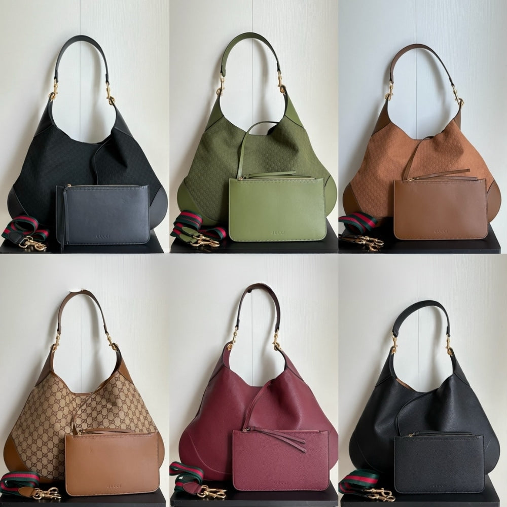 GUCCI B SHOULDER BAG BLACK 49CM 834981 AAEE7 1000