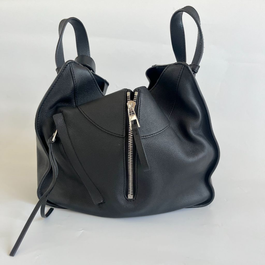 Loewe Hammock small textured-leather shoulder bag