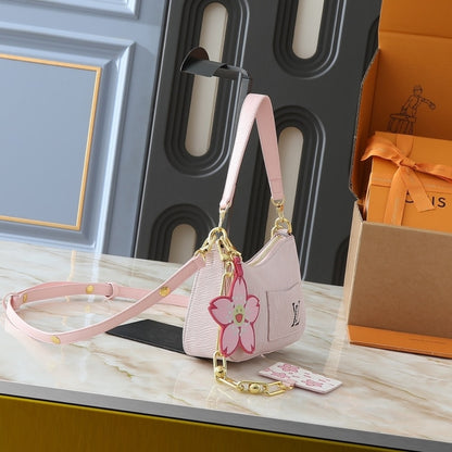 LOUIS VUITTON X TAKASHI MURAKAMI MARELLINI CHEEKY PINK 19CM M13101